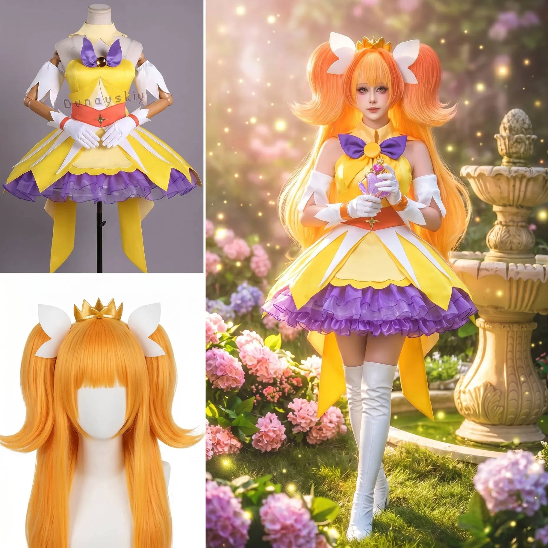 Anime Go! Princess Pretty Cure Cure Twinkle Gorgeous Lovely Dress Cosplay Costume Halloween Party Role Play Outfit
Anime Go! Princess Pretty Cure Cure Twinkle Gorgeous Lovely Dress Cosplay Costume Halloween Party Role Play Outfit
