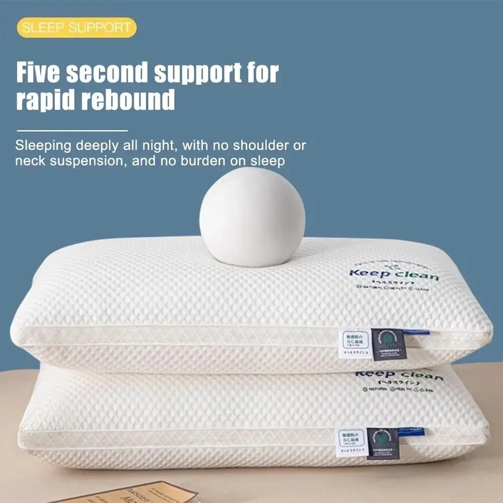 3D Neck Pillow with High Elasticity and Non Collapse, Soft Neck Protection, Single Person Sleeping Pillow, Hotel Home Bedding
3D Neck Pillow with High Elasticity and Non Collapse, Soft Neck Protection, Single Person Sleeping Pillow, Hotel Home Bedding