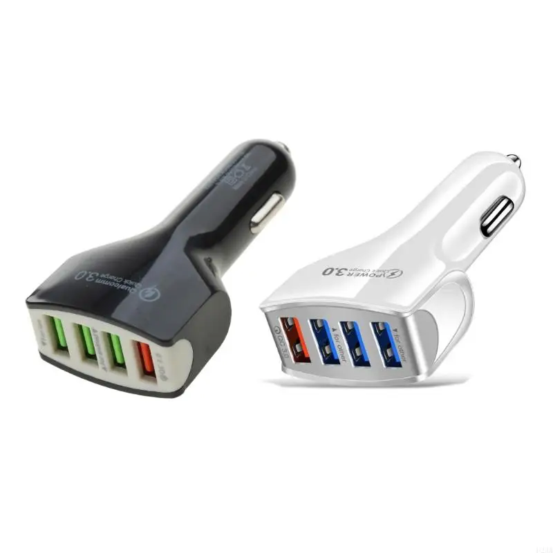 U2JA Portable 12W Truck Car Charger One For Four USB Port Adapter 2400mA Cigarette-Lighter Quick Charge Fast Charging 12V-24V
U2JA Portable 12W Truck Car Charger One For Four USB Port Adapter 2400mA Cigarette-Lighter Quick Charge Fast Charging 12V-24V