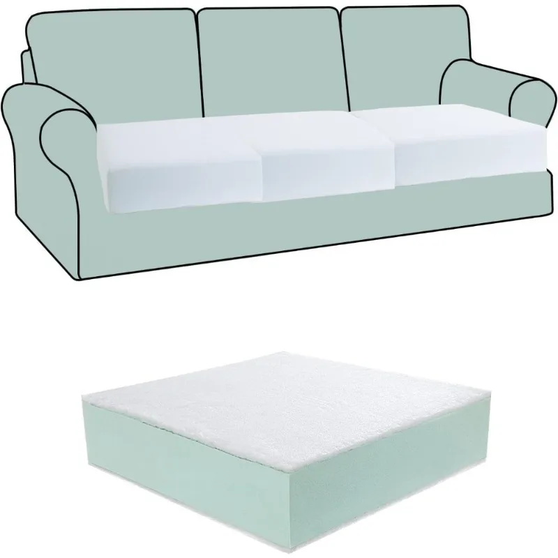 High Density Couch Cushion Inserts with Dacron Fiber Layer Upholstery Padding Removable Cover 6 Inch Thick 24x27
High Density Couch Cushion Inserts with Dacron Fiber Layer Upholstery Padding Removable Cover 6 Inch Thick 24x27