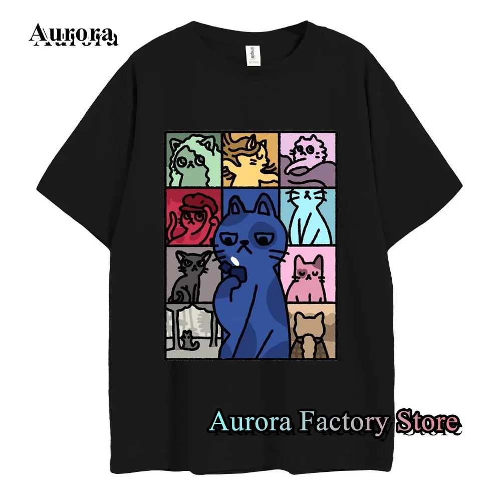 Summer Men Cotton T-Shirt Cartoon Cats Graphic Tops Tees Taylor Swif Clothing Short Sleeve Streetwear Women Harajuku T-Shirt
Summer Men Cotton T-Shirt Cartoon Cats Graphic Tops Tees Taylor Swif Clothing Short Sleeve Streetwear Women Harajuku T-Shirt