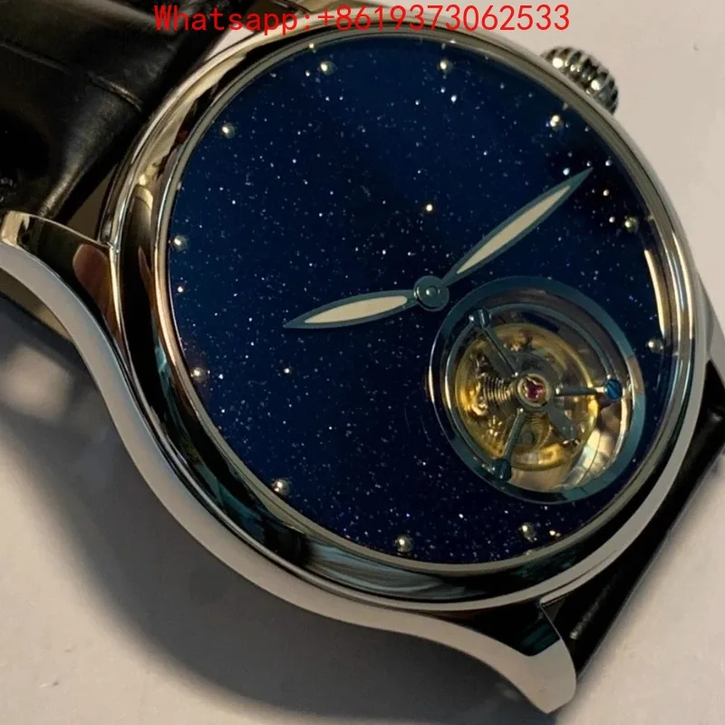 42mm Non-Card Tourbillon Movement Watch! Starry Sky Watch with American Alligator Leather Strap Men's Watch
42mm Non-Card Tourbillon Movement Watch! Starry Sky Watch with American Alligator Leather Strap Men's Watch