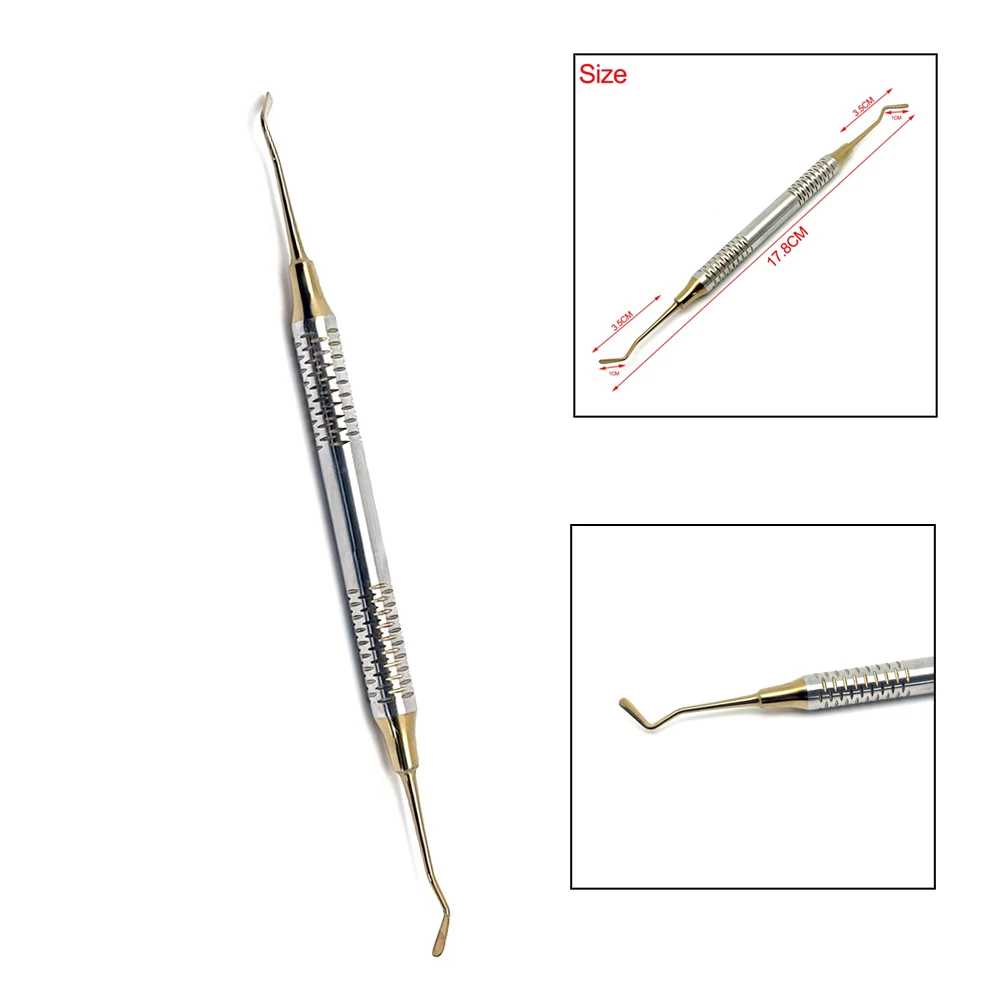 Dental Composite Resin Filling Tool - Double Head Spatula Stainless Steel Handle for Dentist Lab Restoration
Dental Composite Resin Filling Tool - Double Head Spatula Stainless Steel Handle for Dentist Lab Restoration