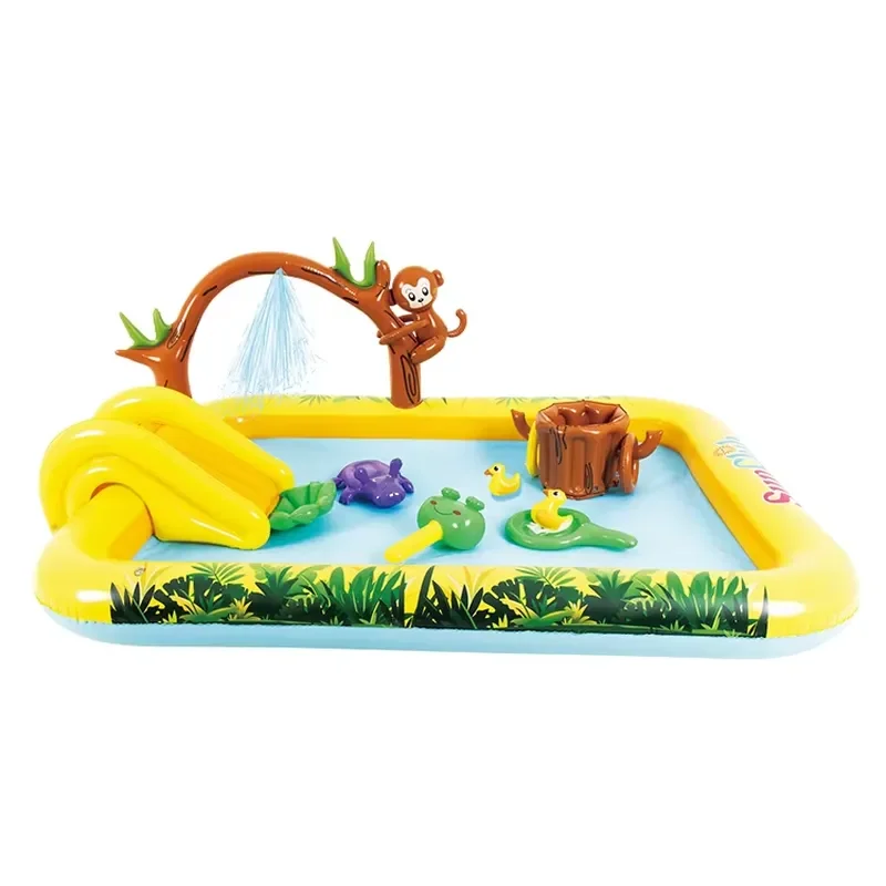 Animal Splash Swimming Pool with Slide Outdoor Inflatable Play Pool for Kids
Animal Splash Swimming Pool with Slide Outdoor Inflatable Play Pool for Kids