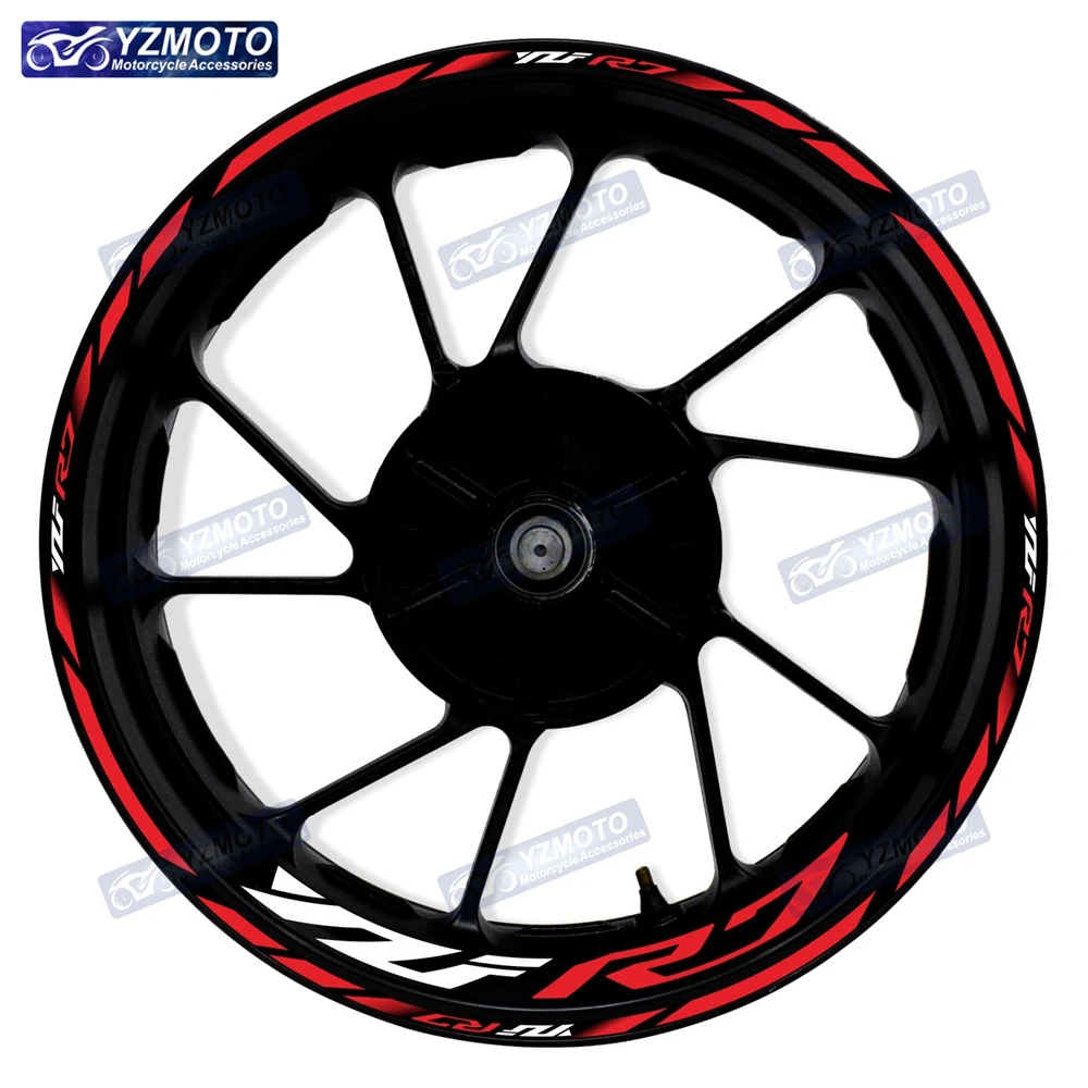 Для Yamaha YZF R7 мотоциклетная гоночная передняя и задняя ступица колеса 17-дюймовая наклейка водостойкая светоотражающая наклейка на обод украшения
Для Yamaha YZF R7 мотоциклетная гоночная передняя и задняя ступица колеса 17-дюймовая наклейка водостойкая светоотражающая наклейка на обод украшения