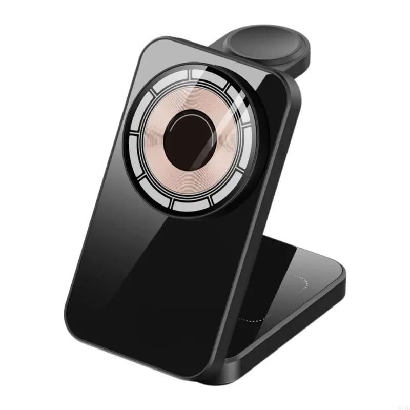 Portable 3 in 1 Charging Station Fast Wireless Magentic Charging Stand for Cellphones Smartwatches & Earpieces
Portable 3 in 1 Charging Station Fast Wireless Magentic Charging Stand for Cellphones Smartwatches & Earpieces