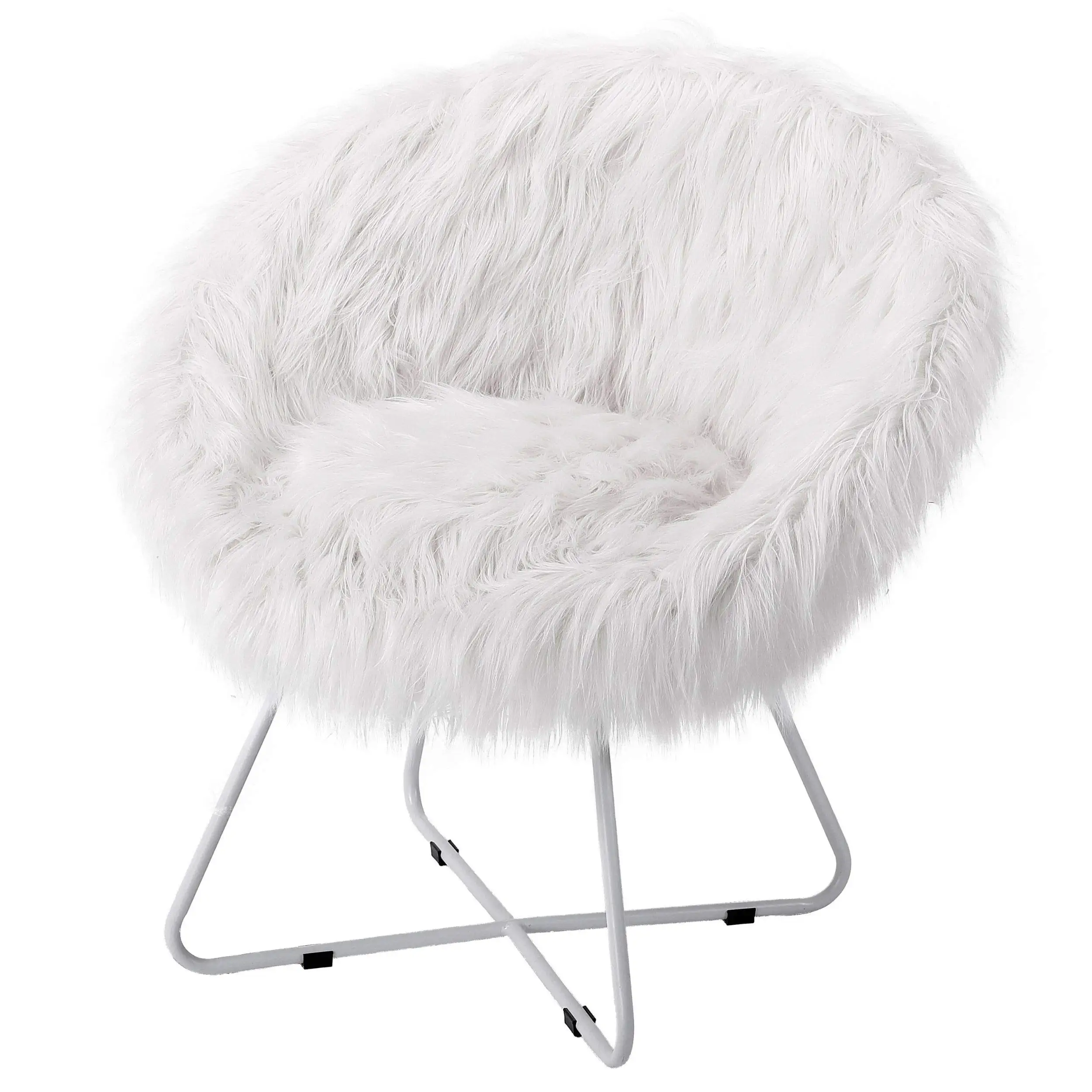 Oversized Fuzzy Faux Fur Papasan Chair With Metal Frame For Living Room Bedroom
Oversized Fuzzy Faux Fur Papasan Chair With Metal Frame For Living Room Bedroom