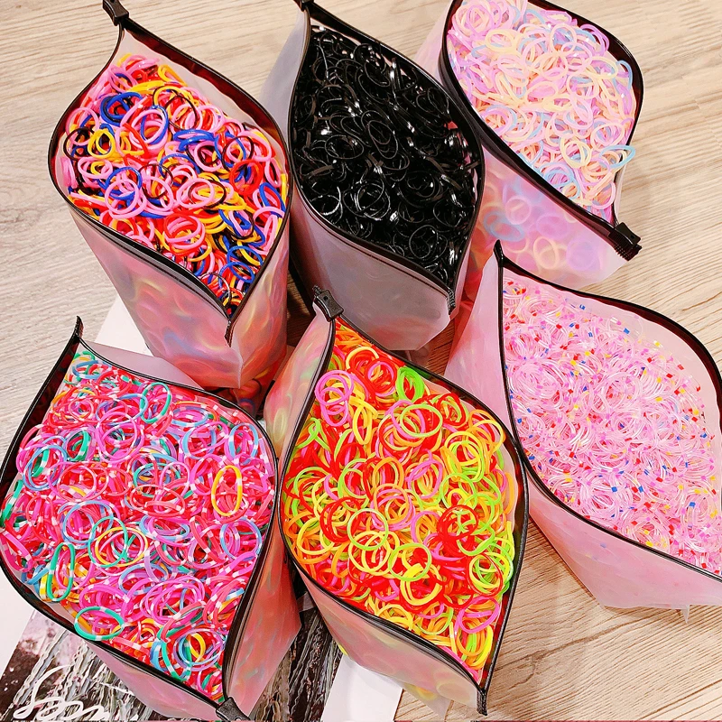 1000pcs/Pack Girls Hair Accessories Colorful Nylon Rubber Band Elastic Hair Bands Children Ponytail Holder Hair Ties Ornaments
1000pcs/Pack Girls Hair Accessories Colorful Nylon Rubber Band Elastic Hair Bands Children Ponytail Holder Hair Ties Ornaments