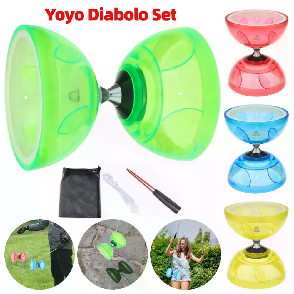 Китайский набор Yoyo Diabolo с 2-мя палочками Diabolo и сетчатой сумкой, портативный Diabolo для жонглирования Diabolo для взрослых и детей пожилого возраста
Китайский набор Yoyo Diabolo с 2-мя палочками Diabolo и сетчатой сумкой, портативный Diabolo для жонглирования Diabolo для взрослых и детей пожилого возраста