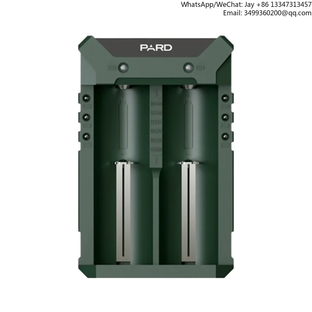 PARD Battery Charger Suitable For 18650/21700 Battery Charging Night Vision Or Thermal Hunting Scope Battery Charger
PARD Battery Charger Suitable For 18650/21700 Battery Charging Night Vision Or Thermal Hunting Scope Battery Charger