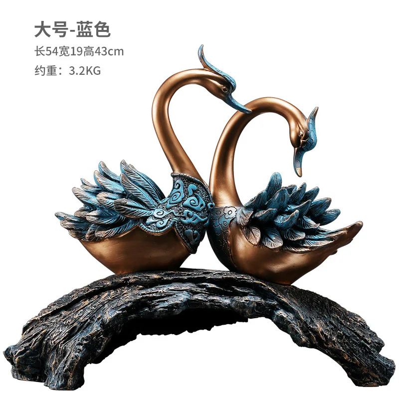 Swan ornaments, living room decorations, porch housewarming gifts
Swan ornaments, living room decorations, porch housewarming gifts