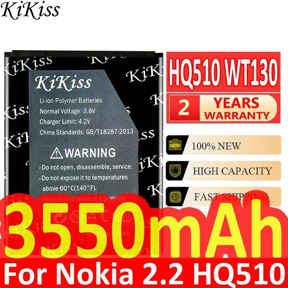 Mobile Phone Battery 3550mAh High Performance For Nokia 2.2 HQ510 WT130 HQ510 WT130
Mobile Phone Battery 3550mAh High Performance For Nokia 2.2 HQ510 WT130 HQ510 WT130