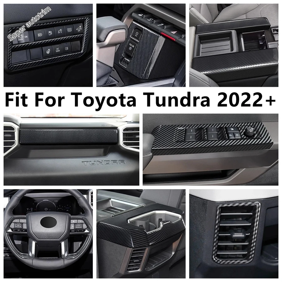 Water Cup / Armrest Box Panel / Steering Wheel / Hand Brake / Window Lift Cover Trim Accessories For Toyota Tundra 2022 - 2025
Water Cup / Armrest Box Panel / Steering Wheel / Hand Brake / Window Lift Cover Trim Accessories For Toyota Tundra 2022 - 2025