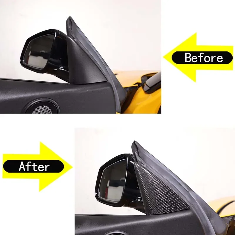 For 2019-2025 Toyota GR Supra MK5 A90 True Carbon Fiber Car Styling Car Door A-pillar Speaker Cover Sticker Interior Accessories
For 2019-2025 Toyota GR Supra MK5 A90 True Carbon Fiber Car Styling Car Door A-pillar Speaker Cover Sticker Interior Accessories