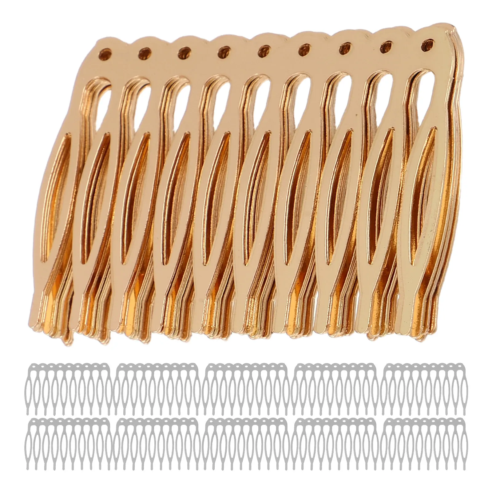 20Pcs Metal Hairpins Fork Clips Side Combs for Buns Updo Bridal Veil Comb DIY Hair Accessory Kit Women Creative Crafting
20Pcs Metal Hairpins Fork Clips Side Combs for Buns Updo Bridal Veil Comb DIY Hair Accessory Kit Women Creative Crafting