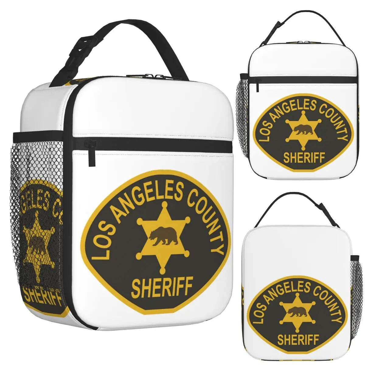 Los Angeles County Sheriff Department Insulated Lunch Bag Storage Food Boxes Leakproof Container Cooler Thermal Lunch Box Tote
Los Angeles County Sheriff Department Insulated Lunch Bag Storage Food Boxes Leakproof Container Cooler Thermal Lunch Box Tote