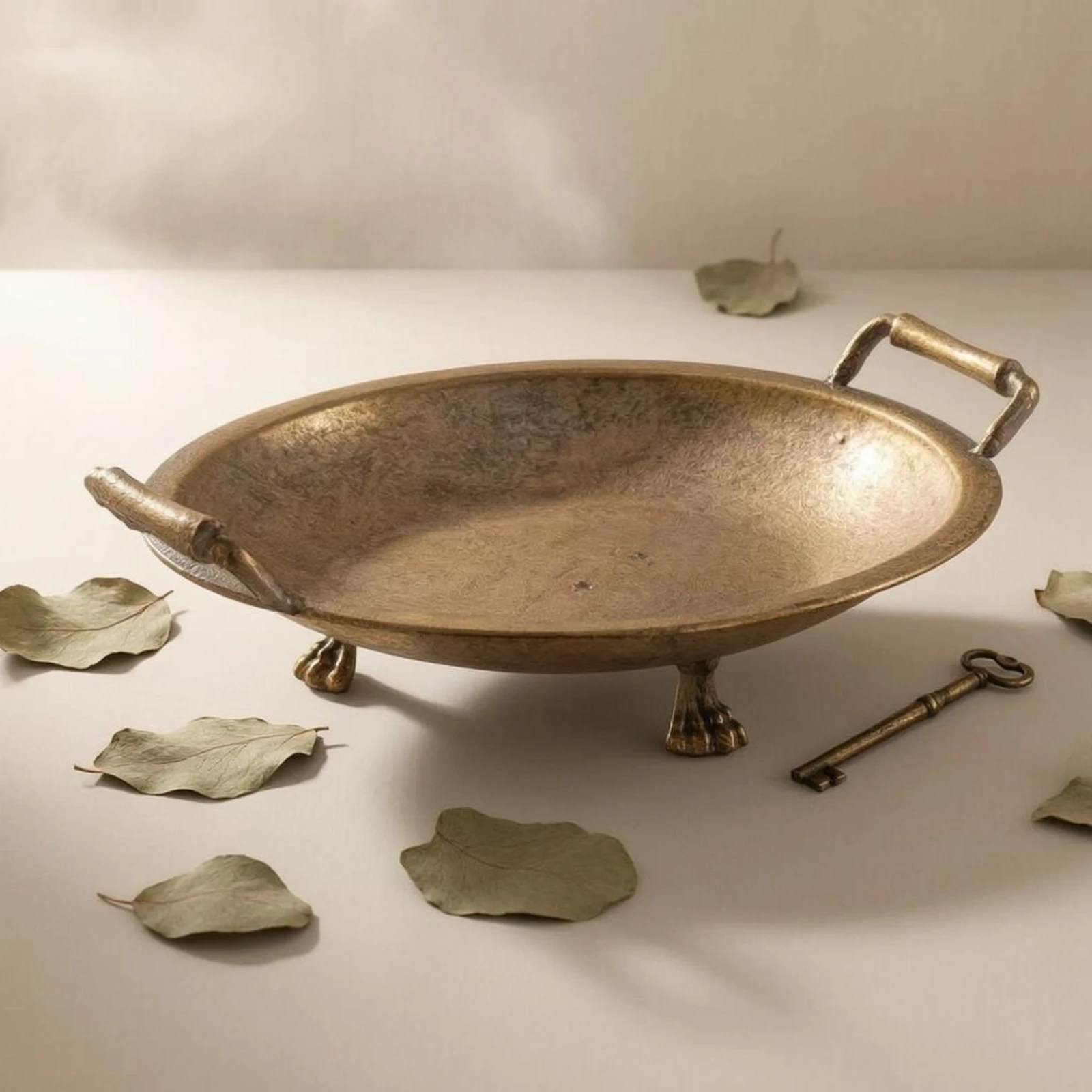 Iron Decorative Tray Distressed Finish Vintage-Design Tray Decor Item Raised Feet Sturdy Construction
Iron Decorative Tray Distressed Finish Vintage-Design Tray Decor Item Raised Feet Sturdy Construction