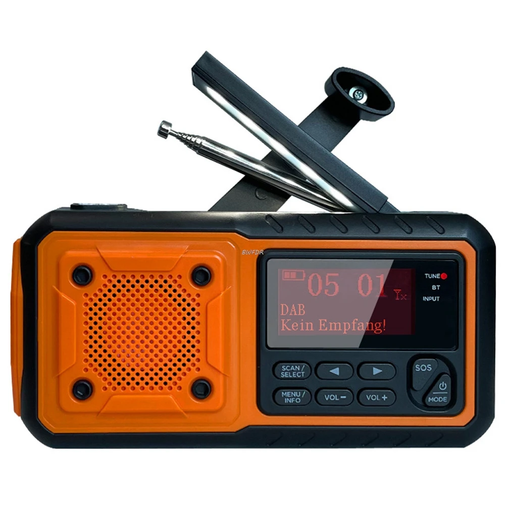 Portable Emergency Radio FM AM Radio Solor Hand Crank Radio Rechargeable Flashlight SOS Alarm Power Bank Speaker Dropshipping
Portable Emergency Radio FM AM Radio Solor Hand Crank Radio Rechargeable Flashlight SOS Alarm Power Bank Speaker Dropshipping
