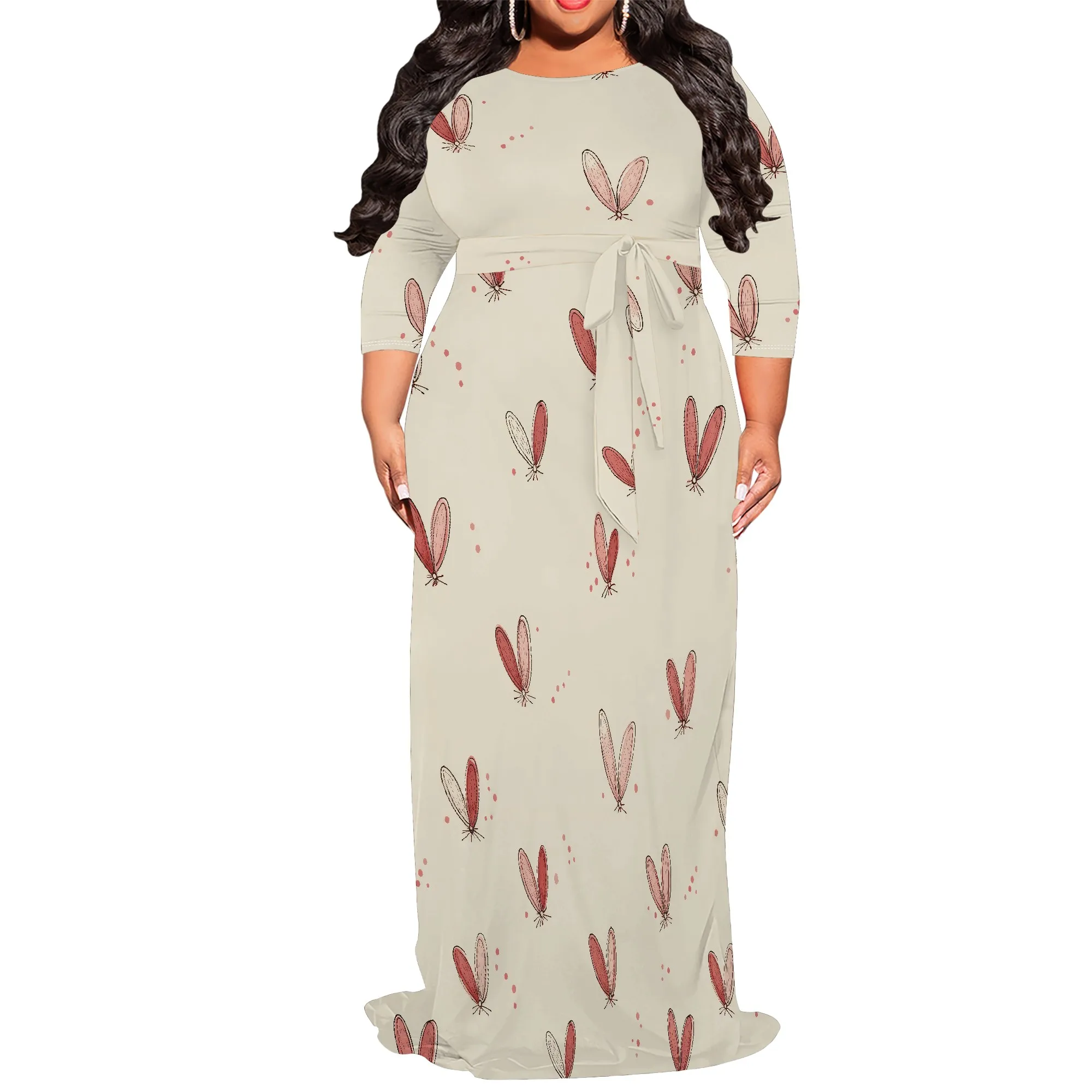 Plus Size Maxi Dresses for Curvy Women Crew Neck Short Sleeve Casual Loose Dress Beach Vacation Sundress with Pockets
Plus Size Maxi Dresses for Curvy Women Crew Neck Short Sleeve Casual Loose Dress Beach Vacation Sundress with Pockets