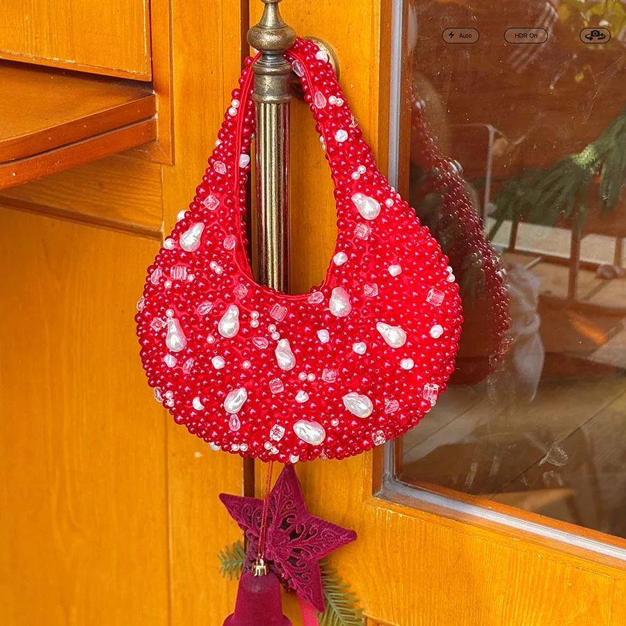 Сумка-тоут из плетеной ткани с ретро-текстурой, универсальная, повседневная, с хрустальными бусинами, стильная, портативная, на плечо или подмышку
Сумка-тоут из плетеной ткани с ретро-текстурой, универсальная, повседневная, с хрустальными бусинами, стильная, портативная, на плечо или подмышку