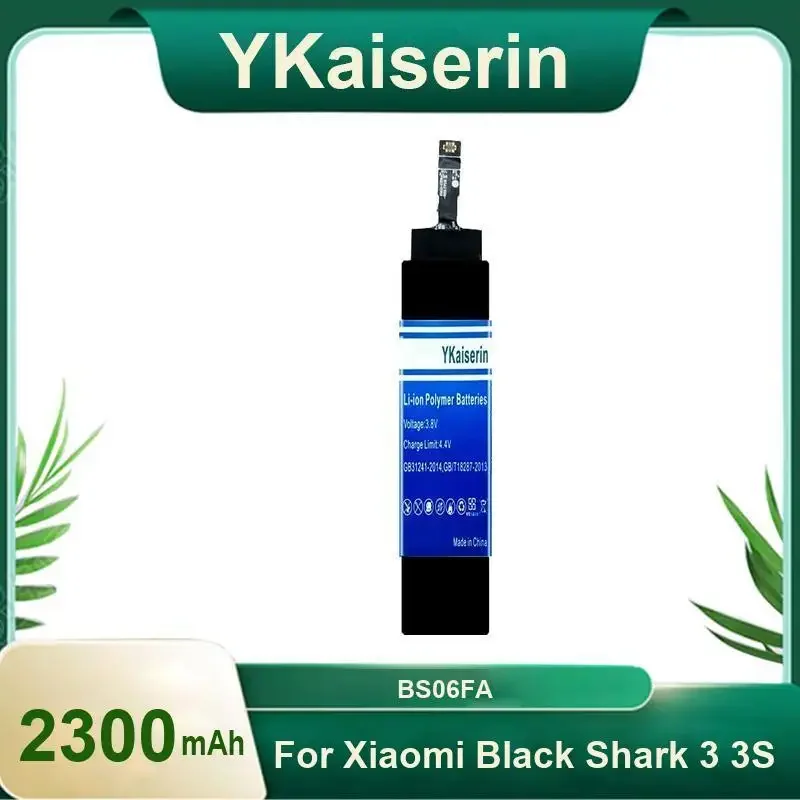 2300mAh YKaiserin BS06FA Battery for Xiaomi Black Shark 3 Shark3 3S Replacement Bateria + Track Code Warranty 2 Years
2300mAh YKaiserin BS06FA Battery for Xiaomi Black Shark 3 Shark3 3S Replacement Bateria + Track Code Warranty 2 Years