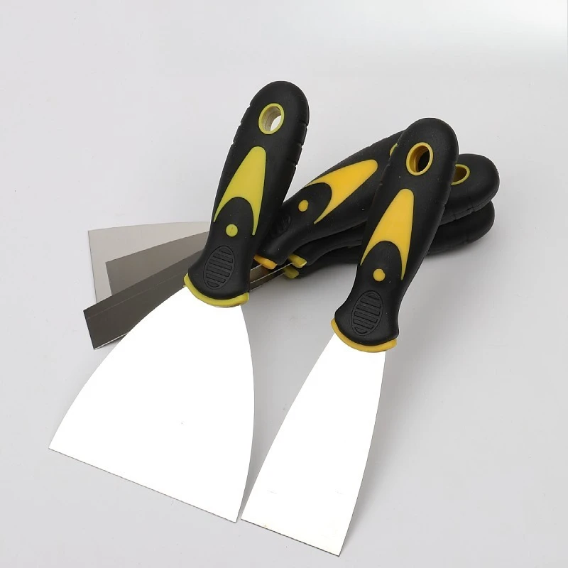 Two-color Handle Putty Knife, Glue Handle Batch Knife, Putty Knife, Stainless Steel Cleaning Spatula
Two-color Handle Putty Knife, Glue Handle Batch Knife, Putty Knife, Stainless Steel Cleaning Spatula