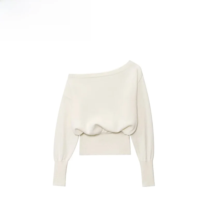 Fall New Sle Loose Fit American Faion oulder Bared One oulder Base Sweater Women's Faion Commute Sle Long Sve
Fall New Sle Loose Fit American Faion oulder Bared One oulder Base Sweater Women's Faion Commute Sle Long Sve