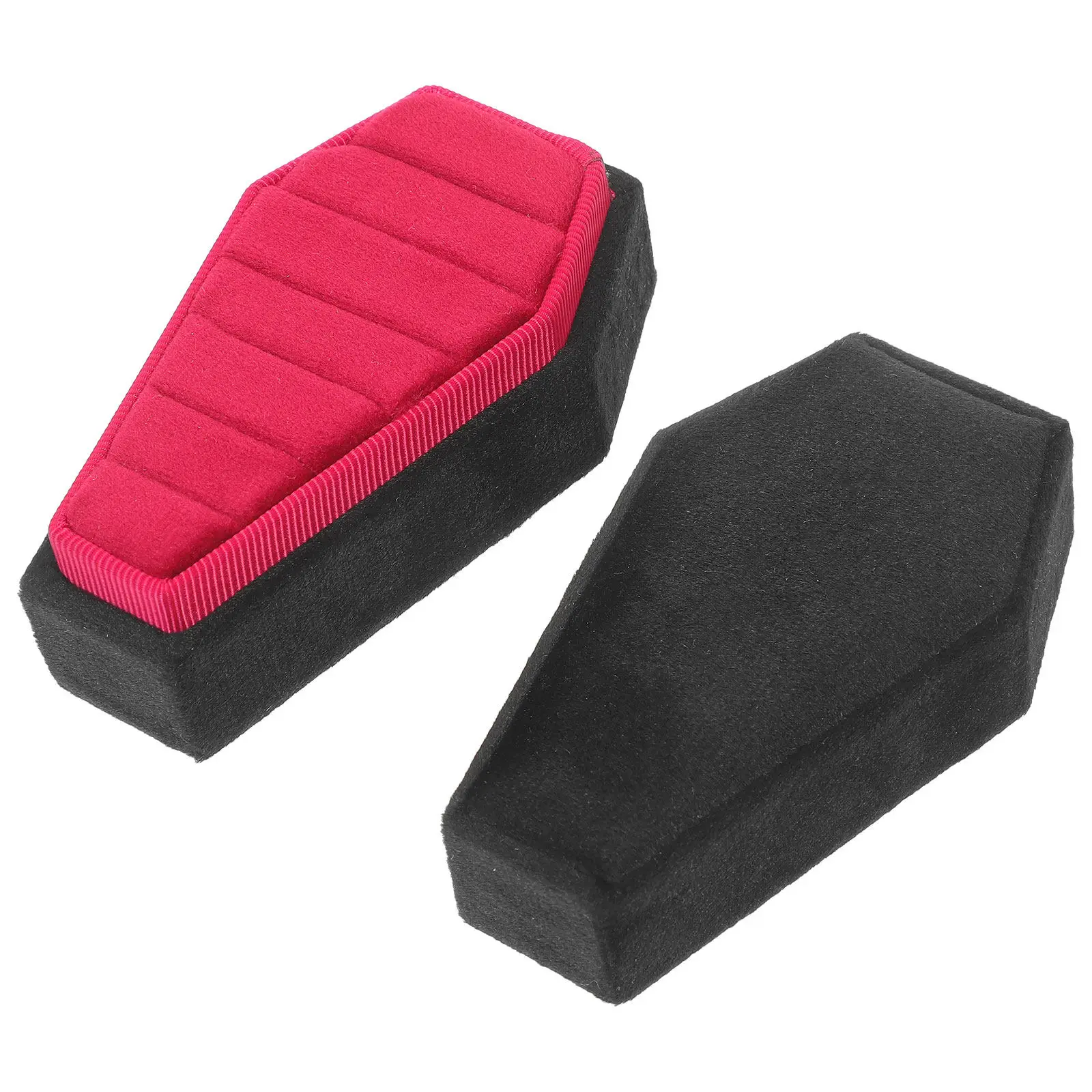 Coffin Ring Box ABS Material Lightweight Portable Jewelry Organizer Rings Holder Halloween Jewelry Container Gothic Style
Coffin Ring Box ABS Material Lightweight Portable Jewelry Organizer Rings Holder Halloween Jewelry Container Gothic Style