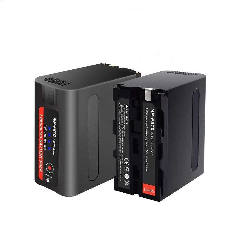 For NP-F970 NP-F930 NP-F950 NP-F960 Rechargeable 7.4V 7800mAh Replacement High Capacity Batteries Camera Battery
For NP-F970 NP-F930 NP-F950 NP-F960 Rechargeable 7.4V 7800mAh Replacement High Capacity Batteries Camera Battery