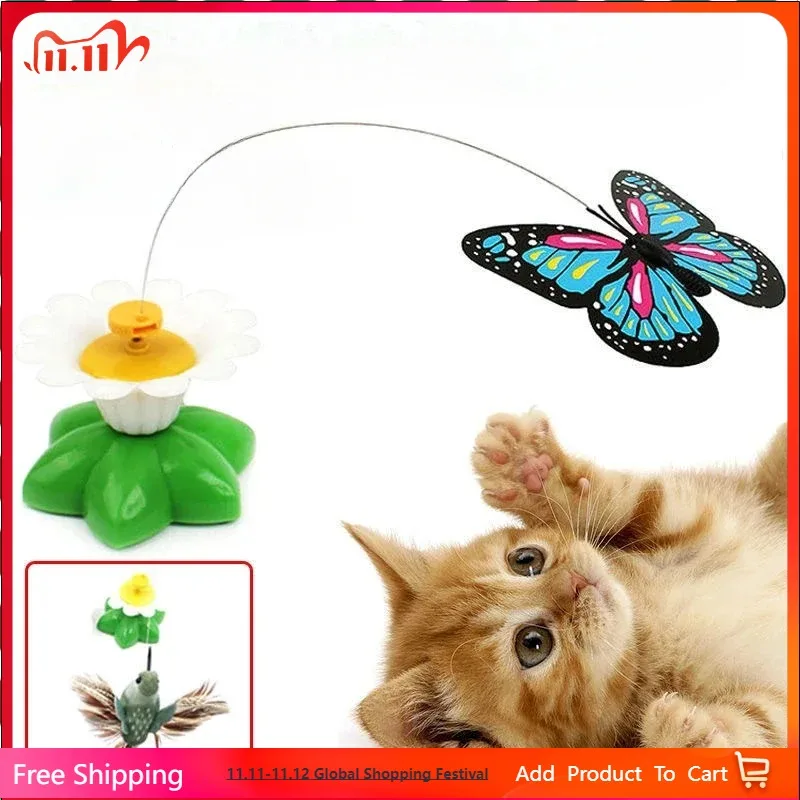 Rotating Electric Flying Butterfly, Colorful Interactive Cat and Dog, Automatic Humming, Bird Intelligence Training, Funny Toys
Rotating Electric Flying Butterfly, Colorful Interactive Cat and Dog, Automatic Humming, Bird Intelligence Training, Funny Toys