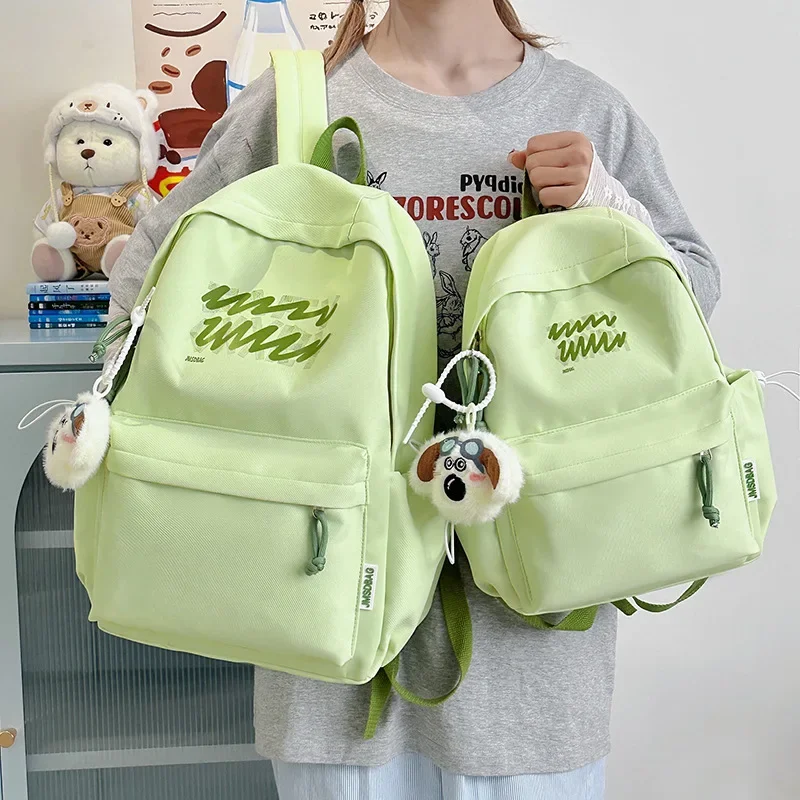 Korean Style Minimalist Solid Color Letter Student Computer Bag Lightweight Large Capacity Travel Backpack Casual All Match Bag
Korean Style Minimalist Solid Color Letter Student Computer Bag Lightweight Large Capacity Travel Backpack Casual All Match Bag