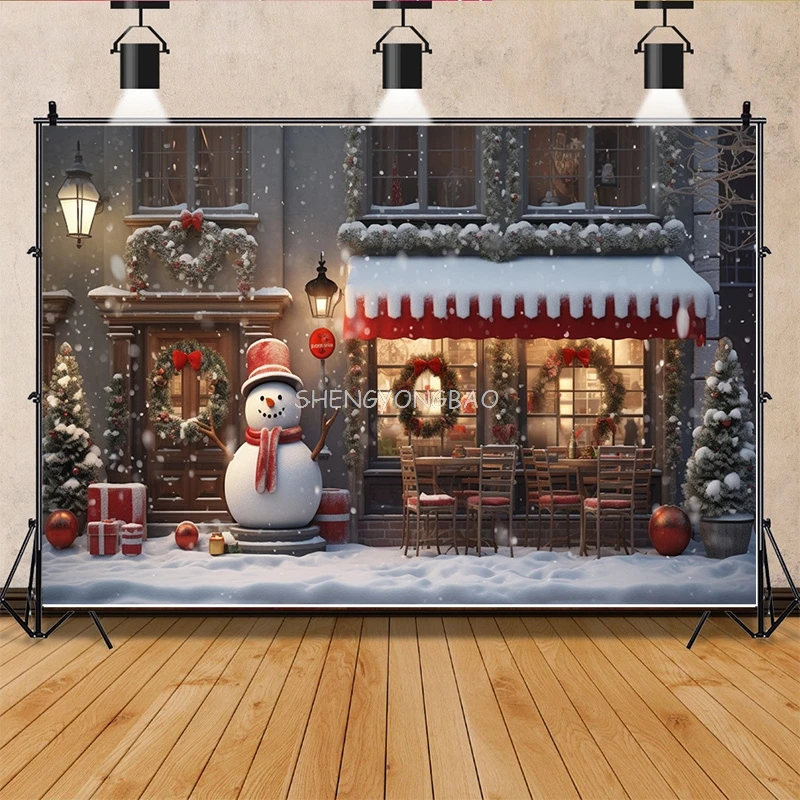 SHENGYONGBAO Christmas Day Indoor Photography Backdrops Living Room Restaurant Exterior Wall Photo Studio Background Props QS-63
SHENGYONGBAO Christmas Day Indoor Photography Backdrops Living Room Restaurant Exterior Wall Photo Studio Background Props QS-63