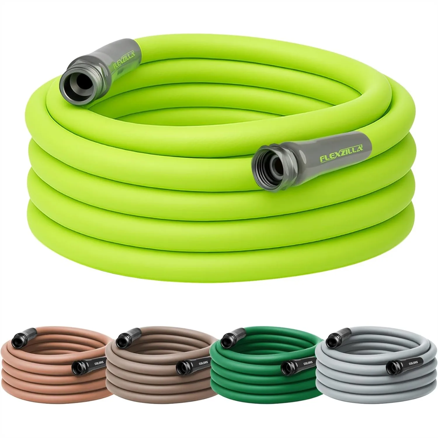 Flexzilla Garden Hose 5/8 in x 50 ft Lightweight All-Weather Water Hose with Leak-Free Connections
Flexzilla Garden Hose 5/8 in x 50 ft Lightweight All-Weather Water Hose with Leak-Free Connections
