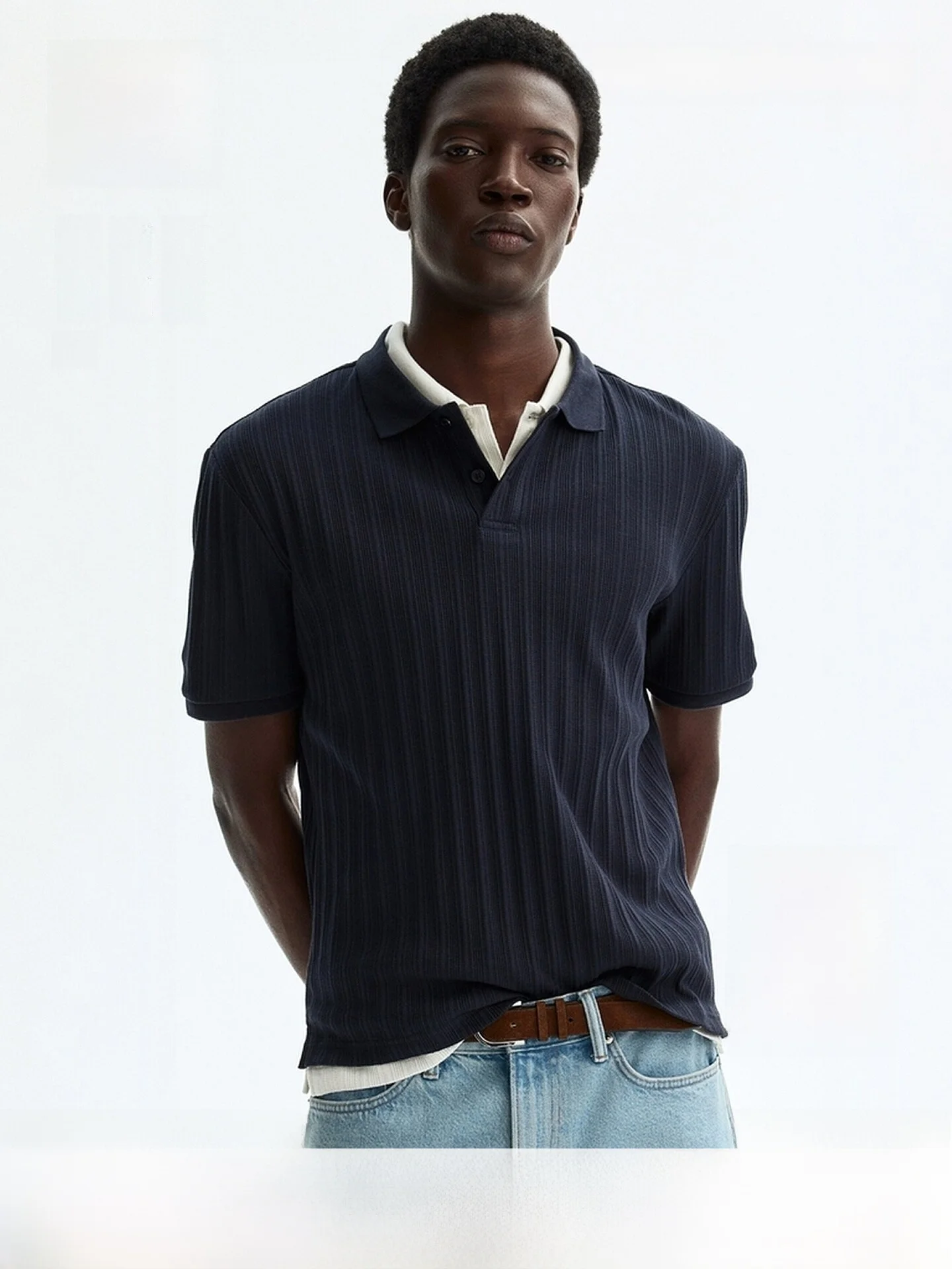 H&M Men's Shirt Summer Turn-down Collar Texture Business Commute Professional Short Sleeve Top Fashion Urban Style
H&M Men's Shirt Summer Turn-down Collar Texture Business Commute Professional Short Sleeve Top Fashion Urban Style