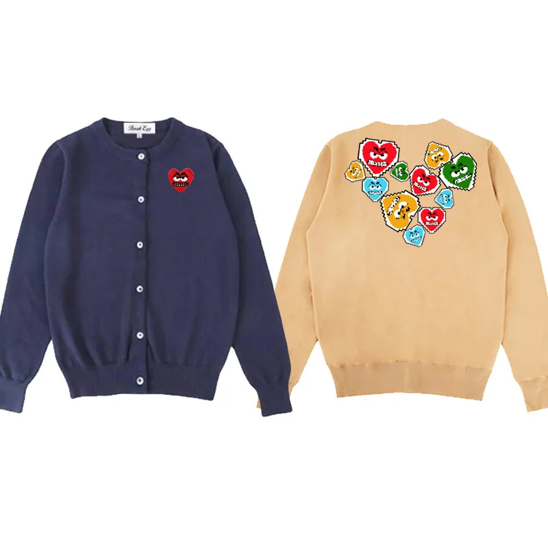 Little Love Printing Women Cardigan Cotton Cute Snag Heart Embroidery O-Neck Single Breasted Long Sleeves Autumn Fit Sweater
Little Love Printing Women Cardigan Cotton Cute Snag Heart Embroidery O-Neck Single Breasted Long Sleeves Autumn Fit Sweater