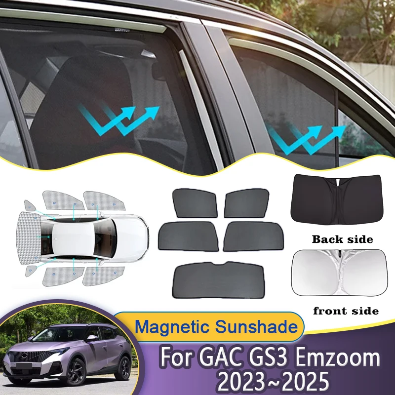 For Trumpchi GAC GS3 Emzoom MK2 2023 2024 2025 Car Mesh Sunshade Window Magnetic Visor Shades Privacy Curtain Auto Accessories
For Trumpchi GAC GS3 Emzoom MK2 2023 2024 2025 Car Mesh Sunshade Window Magnetic Visor Shades Privacy Curtain Auto Accessories