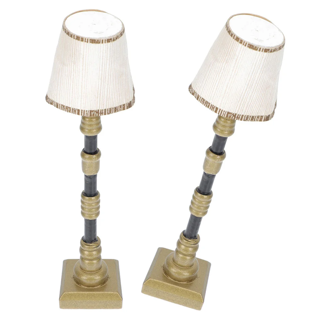 2 Pcs House Floor Lamp Mini Light Miniature Table Lamps Decorations Furniture Model Resin LED Child Desk
2 Pcs House Floor Lamp Mini Light Miniature Table Lamps Decorations Furniture Model Resin LED Child Desk