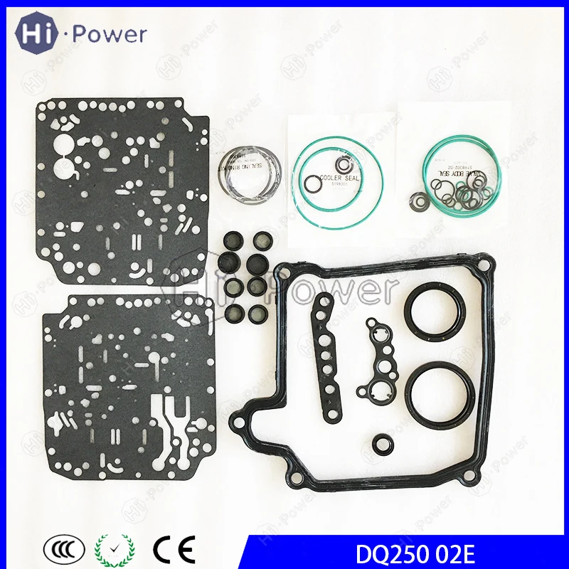 DQ250 02E DSG car Transmission Overhaul Repair Kit Piston Kit Oil Seal For Audi A3 Q3 TT Skoda VW Auto Gearbox Clutch Seal Kit
DQ250 02E DSG car Transmission Overhaul Repair Kit Piston Kit Oil Seal For Audi A3 Q3 TT Skoda VW Auto Gearbox Clutch Seal Kit