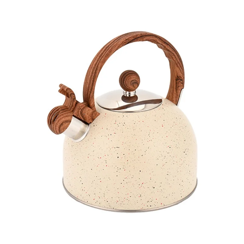 Stainless Steel Teapot 2.5L Kettle Household Kettle Sounding Kettle with Wood Grain Handle Not Picky Stove
Stainless Steel Teapot 2.5L Kettle Household Kettle Sounding Kettle with Wood Grain Handle Not Picky Stove