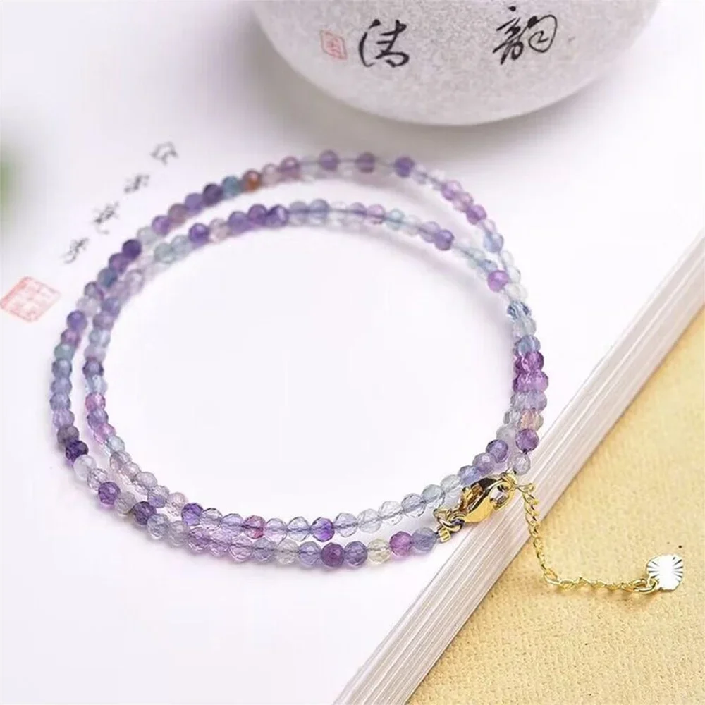 Natural Crystal 3mm Faceted Tourmaline Clavicular Chain Bead Necklace Women in Choker Necklaces Noble Leisure Evening Jewelry
Natural Crystal 3mm Faceted Tourmaline Clavicular Chain Bead Necklace Women in Choker Necklaces Noble Leisure Evening Jewelry