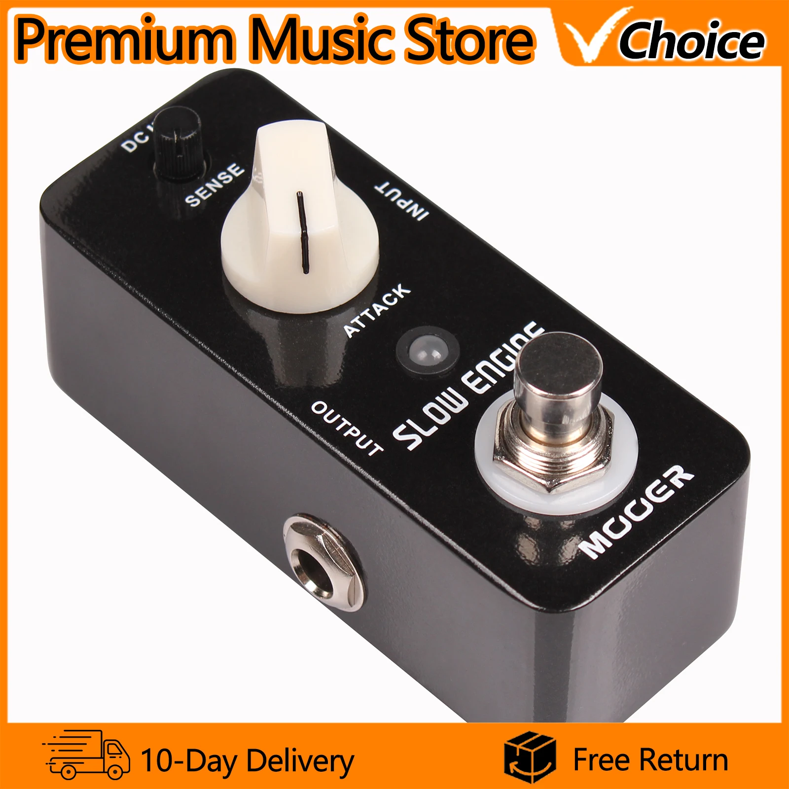 MOOER Guitar Effects Pedal Slow Engine Motion True Bypass Full Metal Shell Effect Pedal Electric Guitar Bass Parts Accessories
MOOER Guitar Effects Pedal Slow Engine Motion True Bypass Full Metal Shell Effect Pedal Electric Guitar Bass Parts Accessories