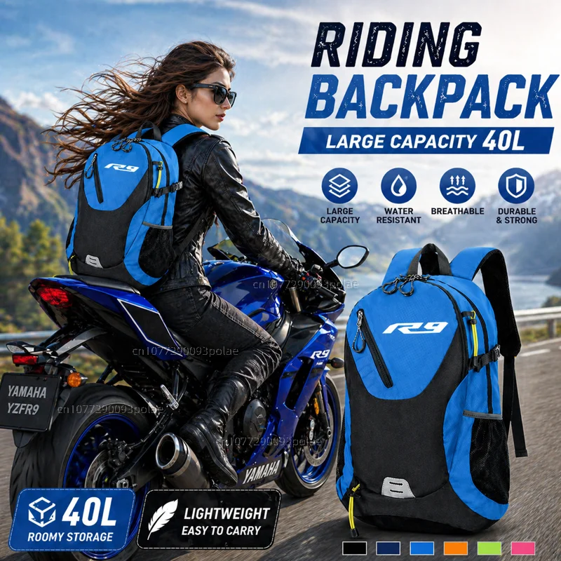 For YAMAHA YZFR9 YZF-R9 YZF R3 R6 R7 R9 2025 Large Capacity Waterproof Racing travel Men waterproof Backpack Bag Motorcycle Gift
For YAMAHA YZFR9 YZF-R9 YZF R3 R6 R7 R9 2025 Large Capacity Waterproof Racing travel Men waterproof Backpack Bag Motorcycle Gift
