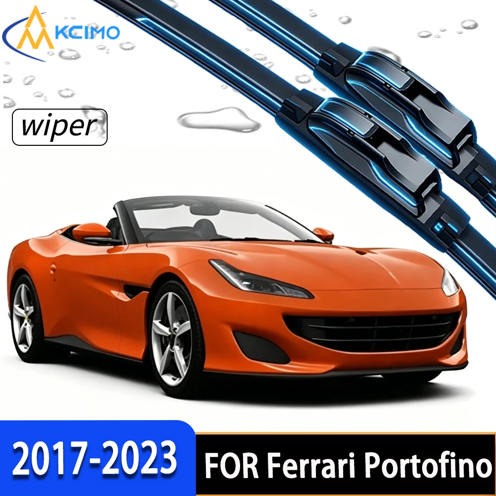 For Ferrari Portofino F164 2017-2023 2Pcs Front Windshield Wiper Blades, Durable Rubber Wipers to Ensure Clear Driving Sight
For Ferrari Portofino F164 2017-2023 2Pcs Front Windshield Wiper Blades, Durable Rubber Wipers to Ensure Clear Driving Sight