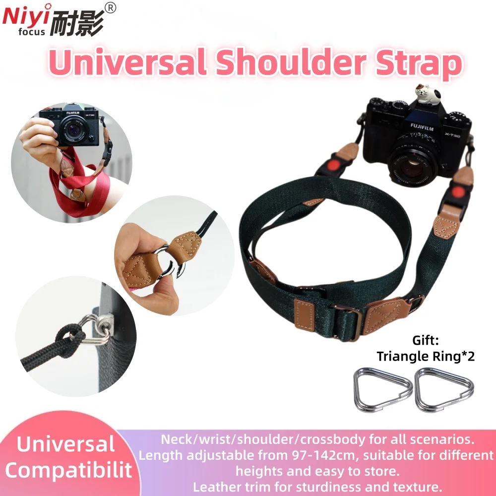 Universal Camera Shoulder Neck Strap Quick Release Pressure Release Adjustable Length Wide for Sony Nikon Canon Fuji PK
Universal Camera Shoulder Neck Strap Quick Release Pressure Release Adjustable Length Wide for Sony Nikon Canon Fuji PK