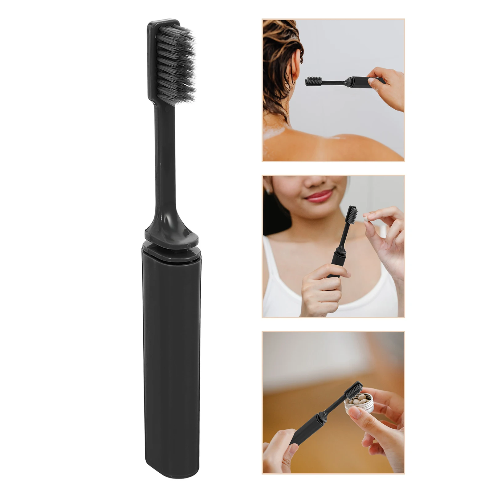 10pcs Portable Folding Travel For Camping Business Trip Hotels Compact Size Gray Color Oral Care Set Foldable Toothbrush 
10pcs Portable Folding Travel For Camping Business Trip Hotels Compact Size Gray Color Oral Care Set Foldable Toothbrush