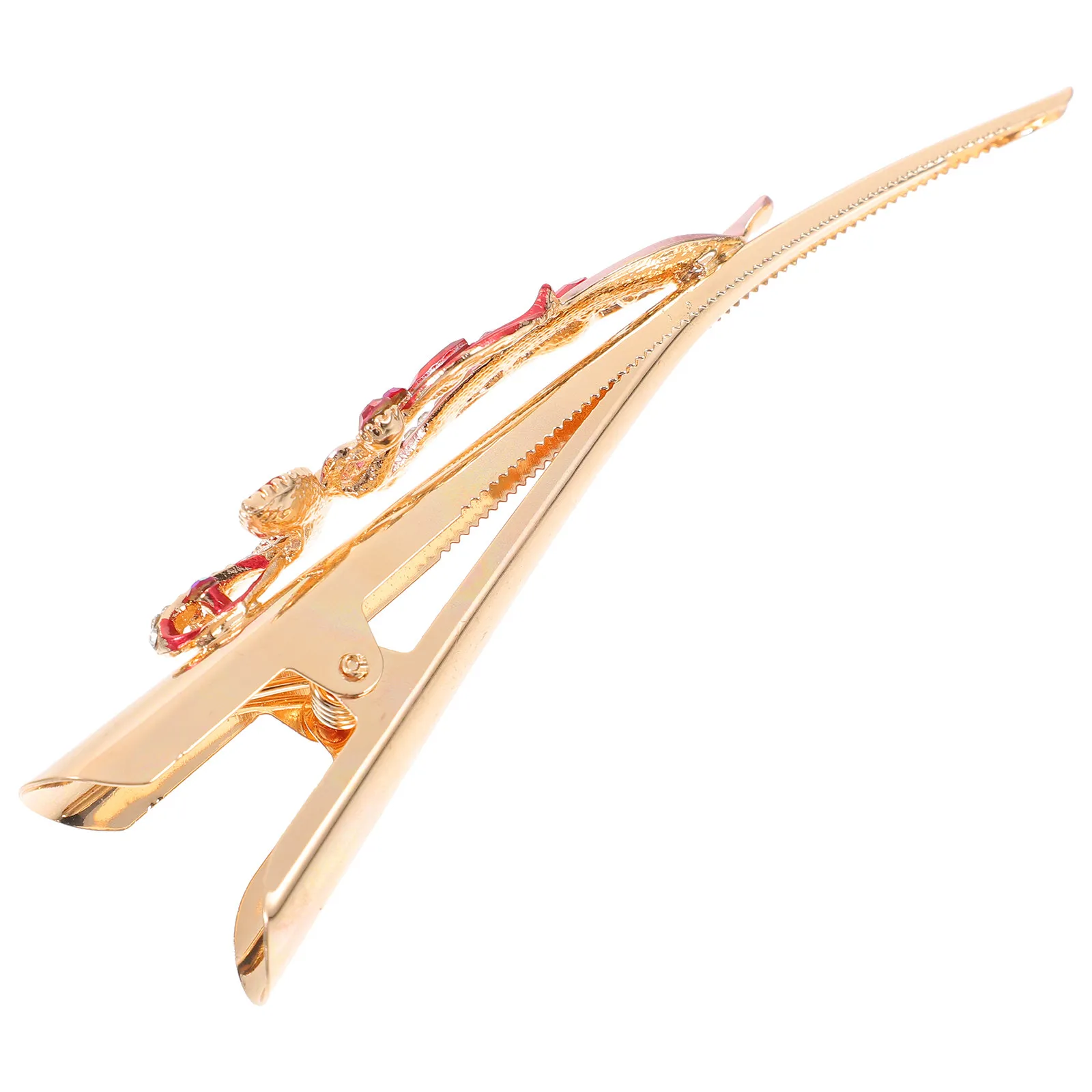 Metal Rhinestone Hair Clip Duckbilled Design Comfortable Safe Use Daily Occasions Party Wedding Decor Duckbilled Hair Clip
Metal Rhinestone Hair Clip Duckbilled Design Comfortable Safe Use Daily Occasions Party Wedding Decor Duckbilled Hair Clip