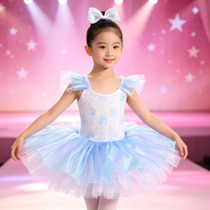 Cute Swan Style Tulle Ballet Tutu, Fluffy Dance Costume for Girls,suitable for Kindergarten Chorus,Children's Day Show and Stage
Cute Swan Style Tulle Ballet Tutu, Fluffy Dance Costume for Girls,suitable for Kindergarten Chorus,Children's Day Show and Stage