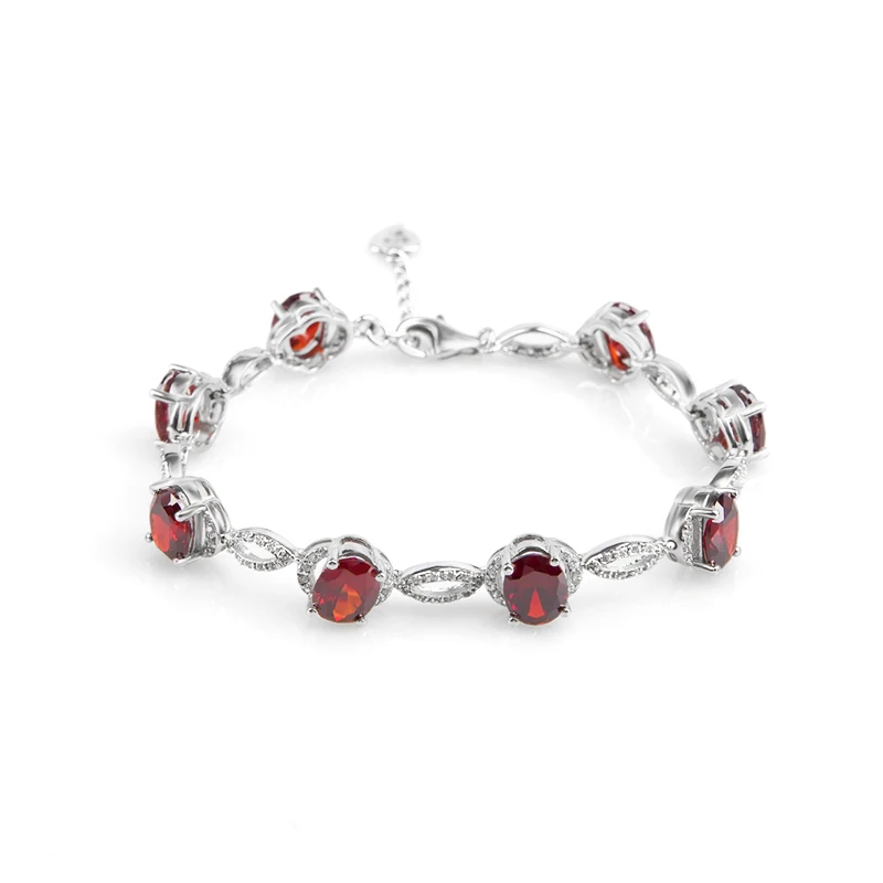 YYSuniee 60/2000 YYSuniee 925 Sterling Silver Women's Fashion Style Red Zircon Embedded Bracelet
YYSuniee 60/2000 YYSuniee 925 Sterling Silver Women's Fashion Style Red Zircon Embedded Bracelet