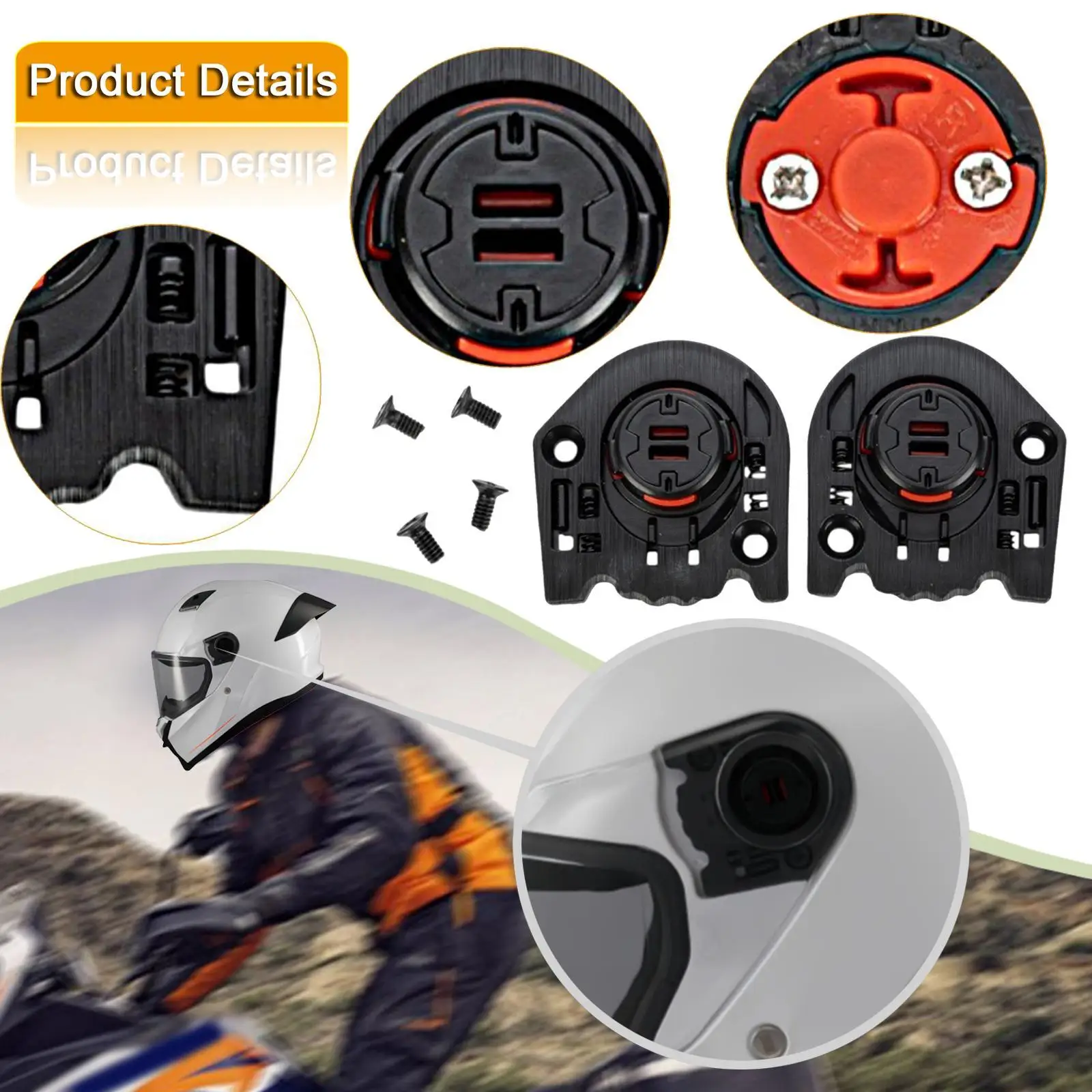 Universal Motorcycle Helmet Visor Bases Quick Fix Mounting Plate Professional Accessory for Helmets for Motorcycle
Universal Motorcycle Helmet Visor Bases Quick Fix Mounting Plate Professional Accessory for Helmets for Motorcycle