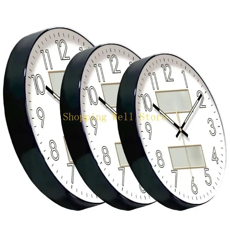 KX4B Тихие настенные часы с питанием от батареи со светящейся функцией Круглые конструкции с недельным дисплеем температуры и 10
KX4B Тихие настенные часы с питанием от батареи со светящейся функцией Круглые конструкции с недельным дисплеем температуры и 10